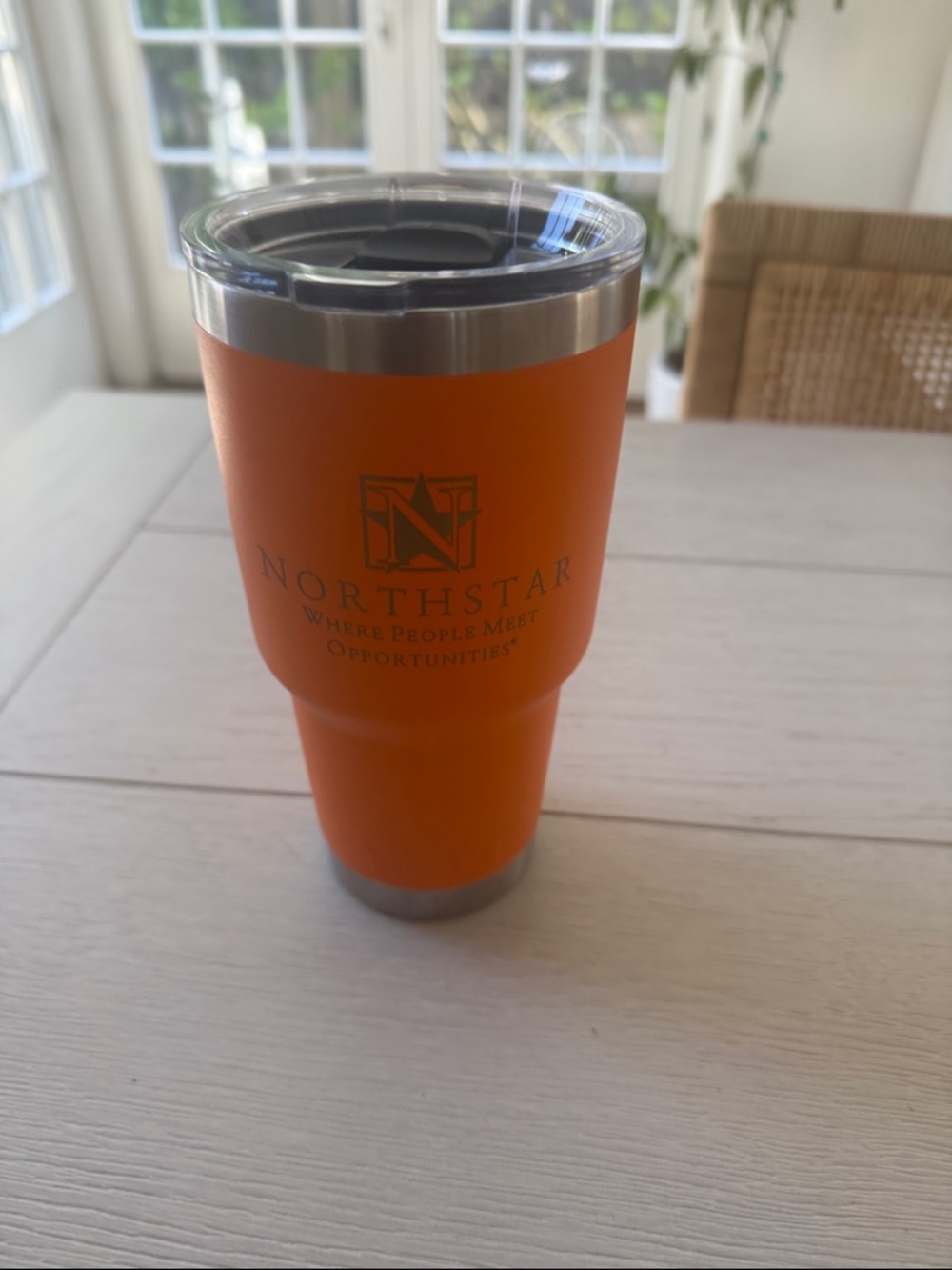 Yeti Orange Stainless Steel Insulated Tumbler - Picture 3 of 5